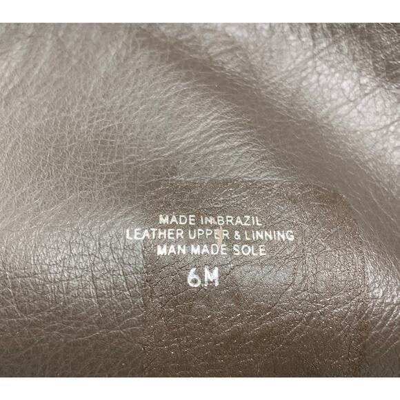 Tory Burch Dabney Knee High Wedge Boots Brown Croc Embossed Calf Leather Sz 6 - Picture 10 of 12